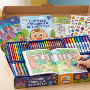 Kids Create Ultimate Coloring & Activity Set